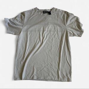 Claiborne Light Gray Men's Short Sleeve Tee
